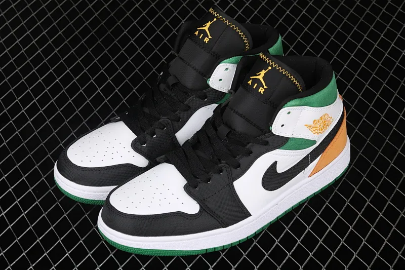 All categories Air Jordan Jordan series basketball shoes Air Jordan 1 Mid Air Jordan 1 Mid AJ1 Joe 1 mid-top gold medal color matching 852542-101